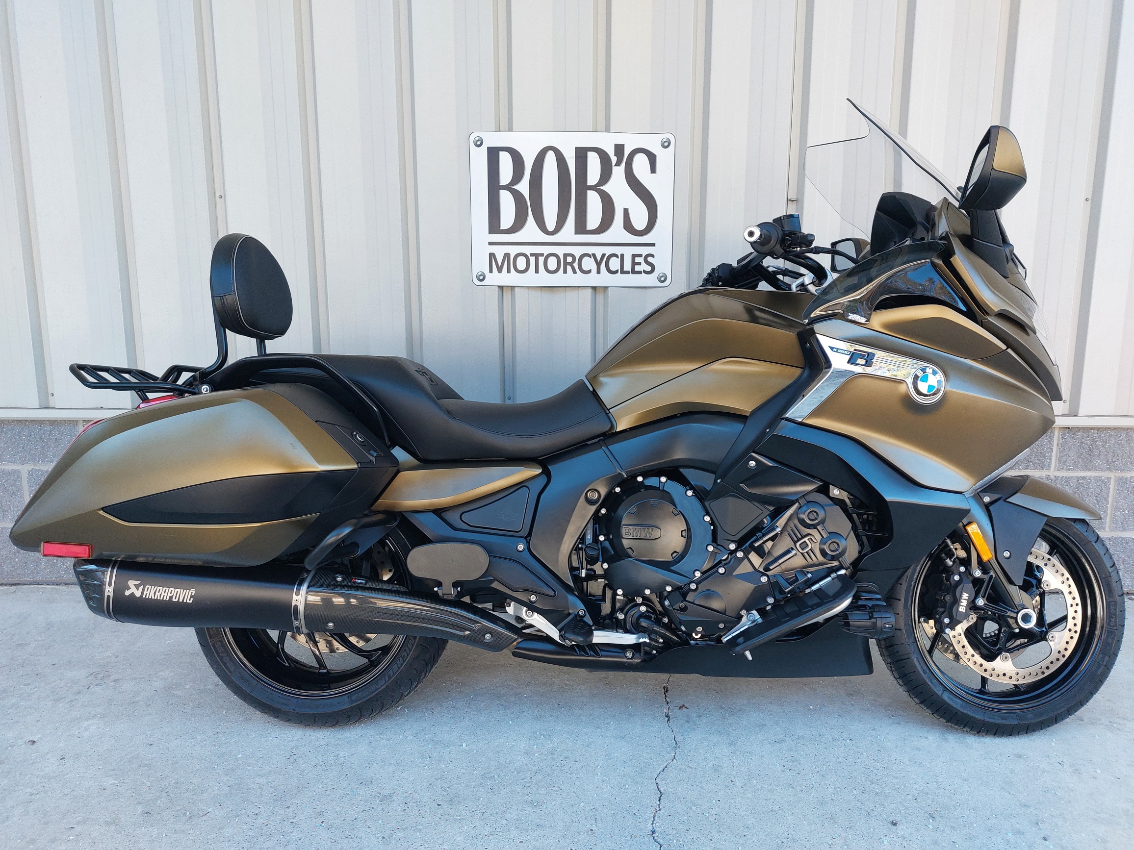 2021 BMW K 1600 K 1600 B TOURING MATTE GREEN Stock Number 6D40608 VIN WB10F5303M6D40608