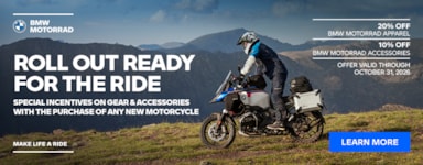 Current Factory Incentives on 2026 BMW Motorcycles