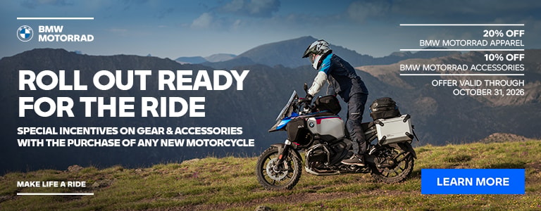 Current Factory Incentives on 2026 BMW Motorcycles