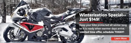 Motorcycle Winterization Special