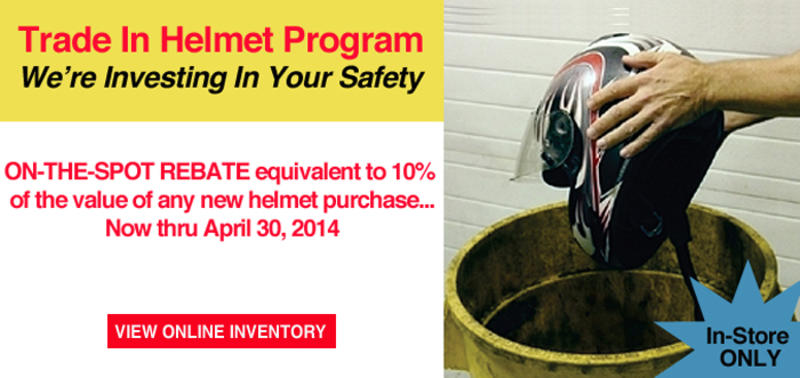 Trade In Helmet Program – We’re Investing In Your Safety