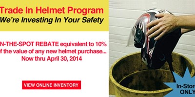Trade In Helmet Program – We’re Investing In Your Safety