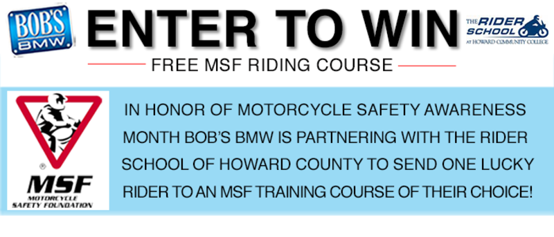 May is Motorcycle Awareness Month