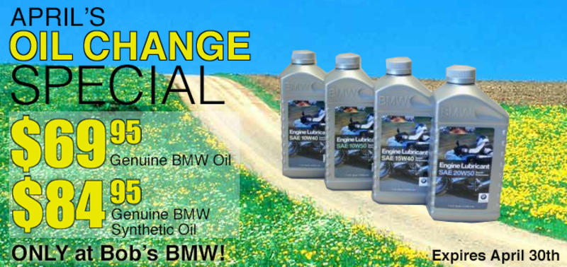 April’s Oil Change Special