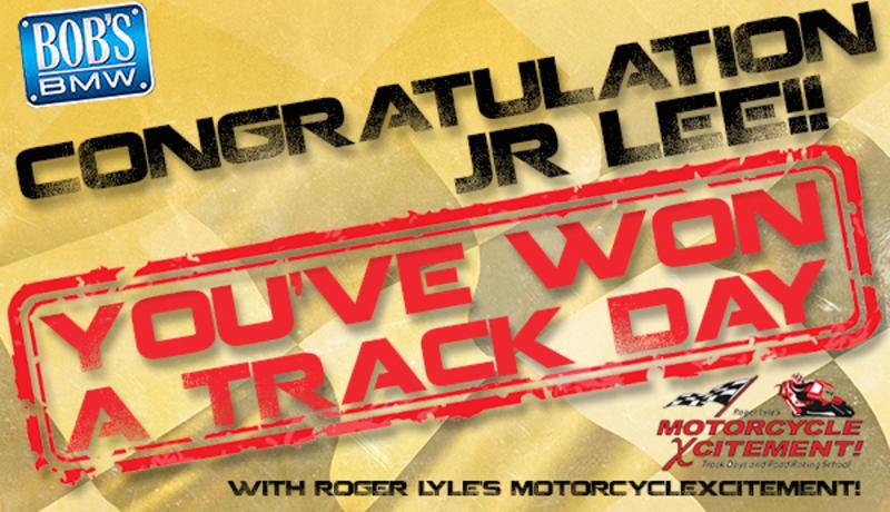 Track Day Winner Announced