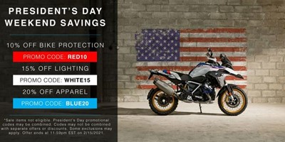 2021 President’s Day Weekend Sale