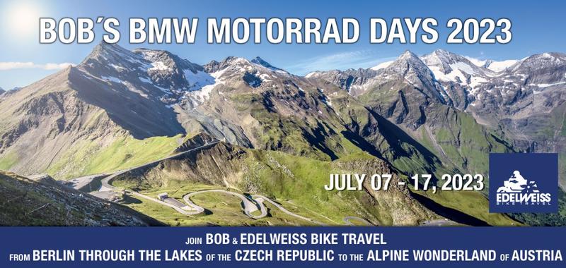 Bob's BMW Motorrad Days Tour 2023