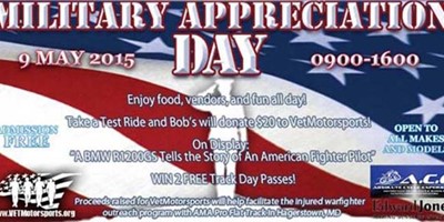 Bob’s BMW Military Appreciation Day to Honor Veterans, Benefit Vetmotorsports