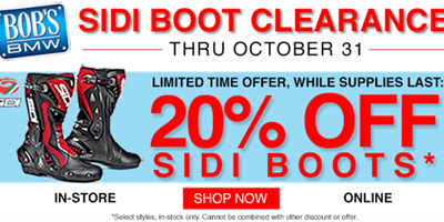 SIDI Boot Clearance