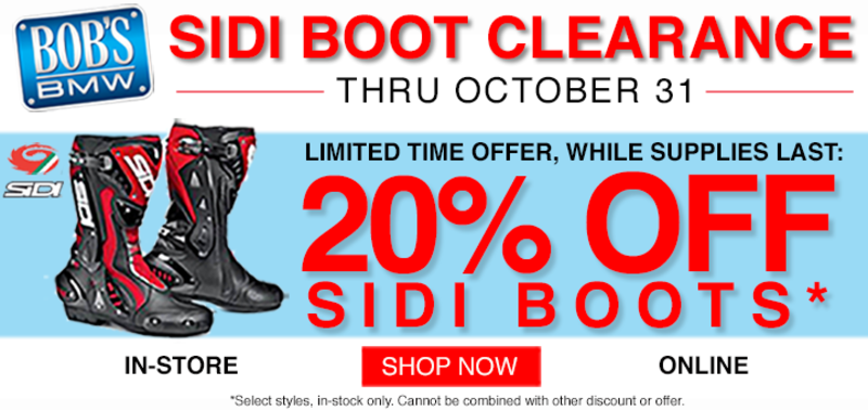 SIDI Boot Clearance