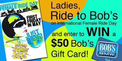 Ride to Bob’s on International Female Ride Day
