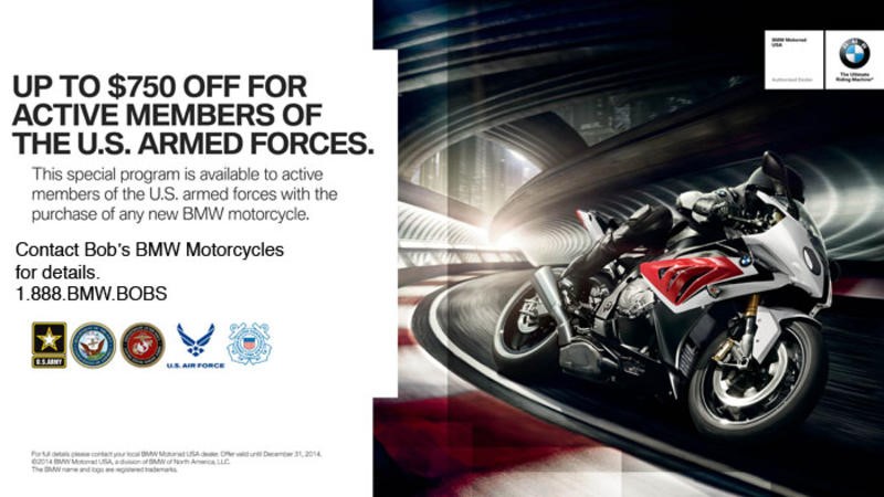 2014 BMW Motorcycle Sales Programs