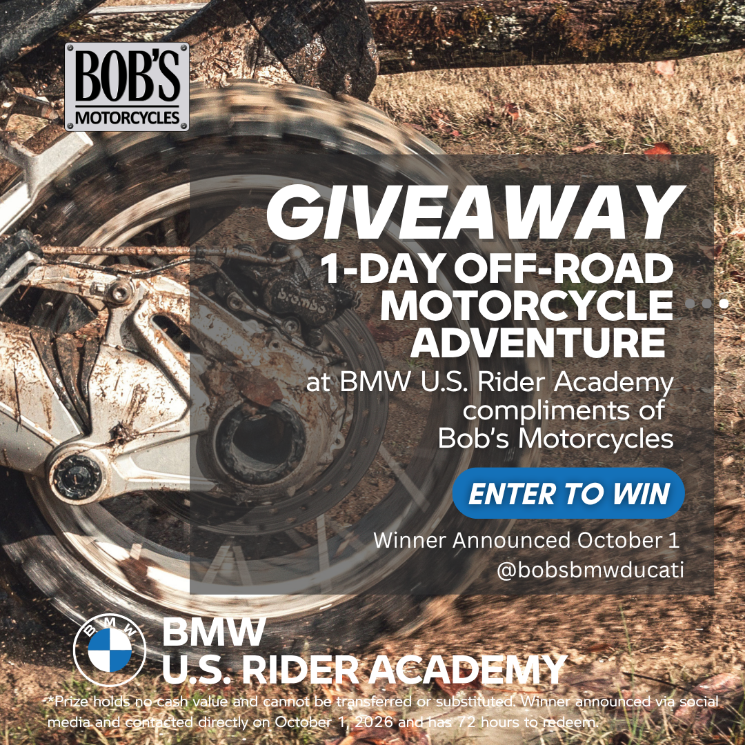 Win A 1-Day Off-Road Motorcycle Adventure Class at the BMW U.S. RIder Academy