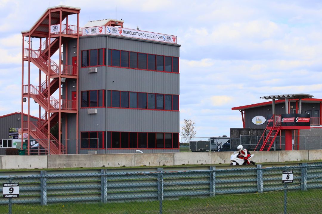 NJMP Names Iconic Timing Tower After New Sponsor: Bob’s Motorcycles