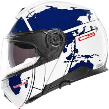 Schuberth C5 Helmet - Globe Graphics