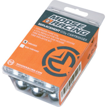 Standard 16 Gauge Non-Threaded CO2 Cartridges (6-pack)