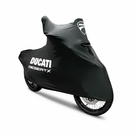 Ducati Indoor Bike Canvas Cover for Desert X, Desert X Rally, and Desert X Discovery