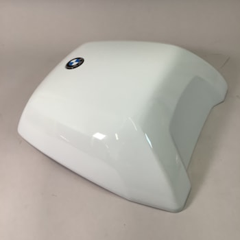 Top Case Lid Cover Bright White for BMW 30L Top Case