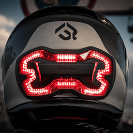 Brake Free Helmet Light