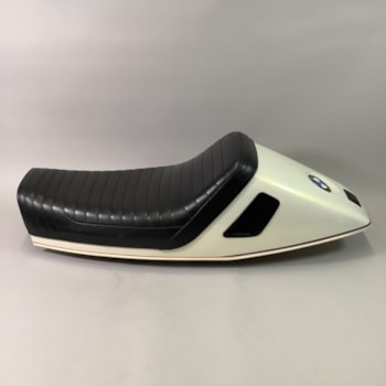 3/4 Solo Seat with White Rear Cowl for BMW R100CS 1980-1984