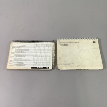 Pair of BMW Flat Rate Books For late 80's early 90's K and R Bikes