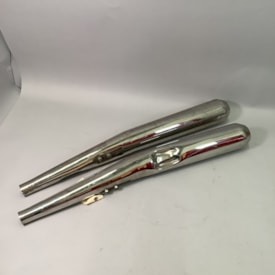 Pair of Stainless Steel Mufflers