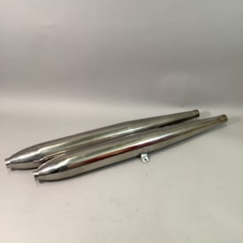 Pair of Stainless Steel Mufflers 55'-69'