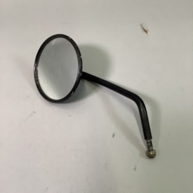 BMW Left Short Black Mirror For USA Bars, 1977 And Later