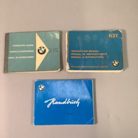 Set of 2 Original/1 Repro Owners Manuals for R26, R27