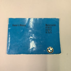 Owners Manual Book 1971 Original Print for R50/5, R60/5, R75/5