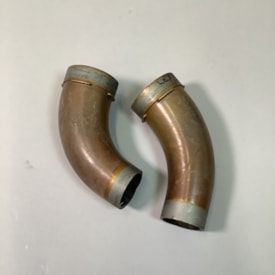 Pair of Air Tubes in Original Silver/Gold for R60/5