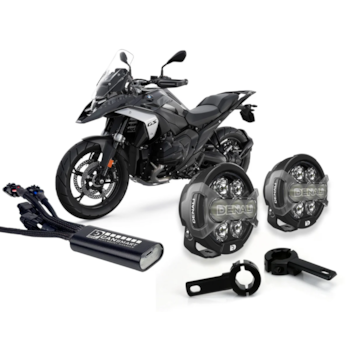 Denali D7 Pro Premium Lighting Bundle with Crashbar Mounts for BMW R1300GS 2024+ and GSA 2025+