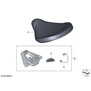 BMW Solo Seat Mounting Plate