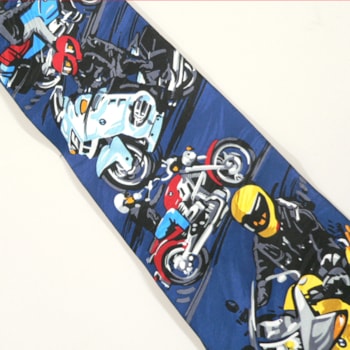 Silk Necktie - Nineties Bikes