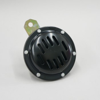 Horn 12V, Round Black