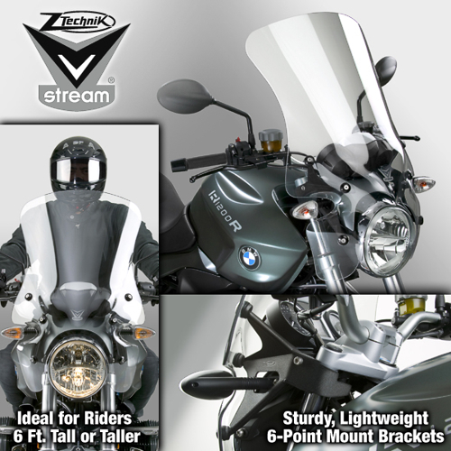 ZTechnik VStream Tall Screen - R1200R, Clear 2011-14 | Bob's