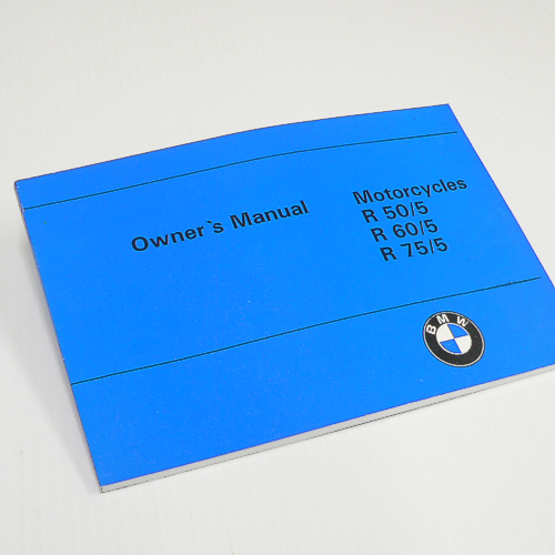 BMW R50/5.R60/5.R75/5 Owners Manual日本語版 BMW R50/5.R60/5.R75/5 Owners Manual日本語版 BMW R50/5.R60/