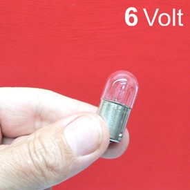 6 Volt Tag Light Bulb, 5W