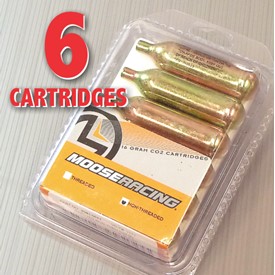 6-Pack: Std.CO2 Cartridges - NON Threaded