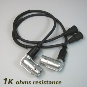 Plug Wire Set, 1970-77 Airheads 1K OHM
