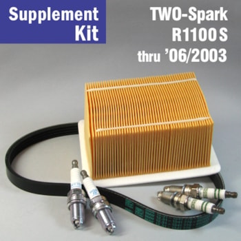 Full Service Supplement Kit for R1100S, 2-Spark thru 6/03