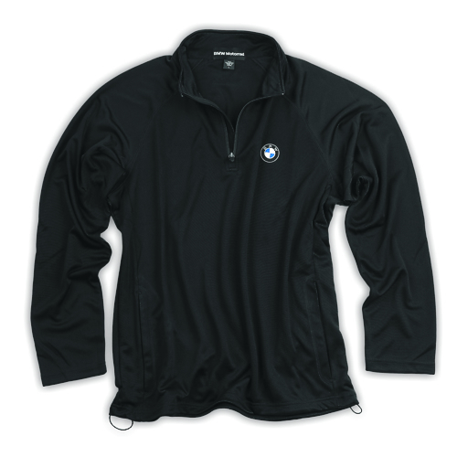 BMW Long Sleeve 1/4 Zip Men's Pullover | Bob's Motorcycle's