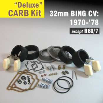 Deluxe Carb Rebuild Kit for 32mm CV type, 1970-'78