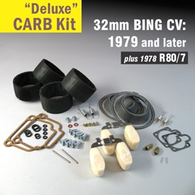 Deluxe Carb Rebuild Kit for 32mm CV type, 1979 & Later