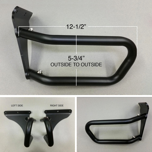 Ilium Works Rear Guard Bars for R1200RT(W) 2014>, Black