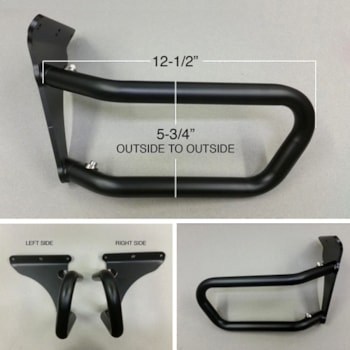 Ilium Works Rear Guard Bars for R1200RT(W) 2014->, Silver