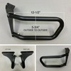 Ilium Works Rear Guard Bars for R1200RT(W) 2014->, Silver