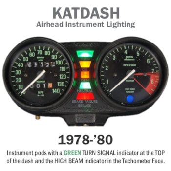 KATDASH LED Instrument Lighting System for 1978-'80 Airheads