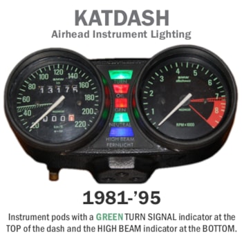 KATDASH LED Instrument Lighting System for 1981-'95 Airheads