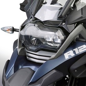 Ztechnik Polycarbonate LED Headlight Guard, R1200GS & Adv 2013-16